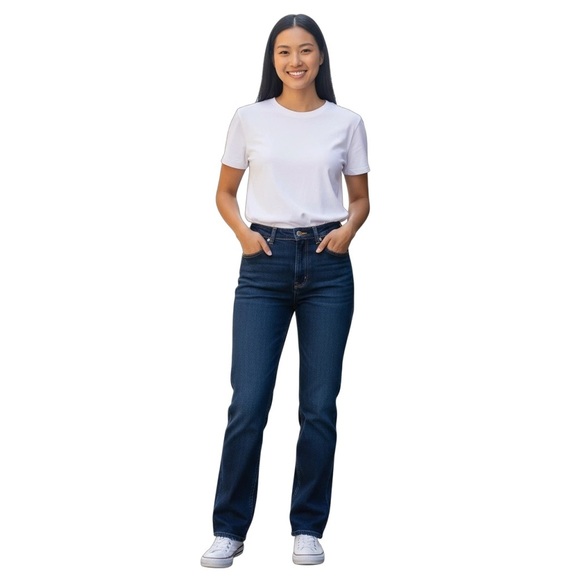 L.L. Bean Denim - L.L.Bean Original Relaxed Fit Jean 12R Dark Denim 100% Cotton Straight Leg